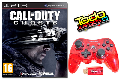 PS3 Juego Call Of Duty Ghosts + Control Power A (Mayo Final) 